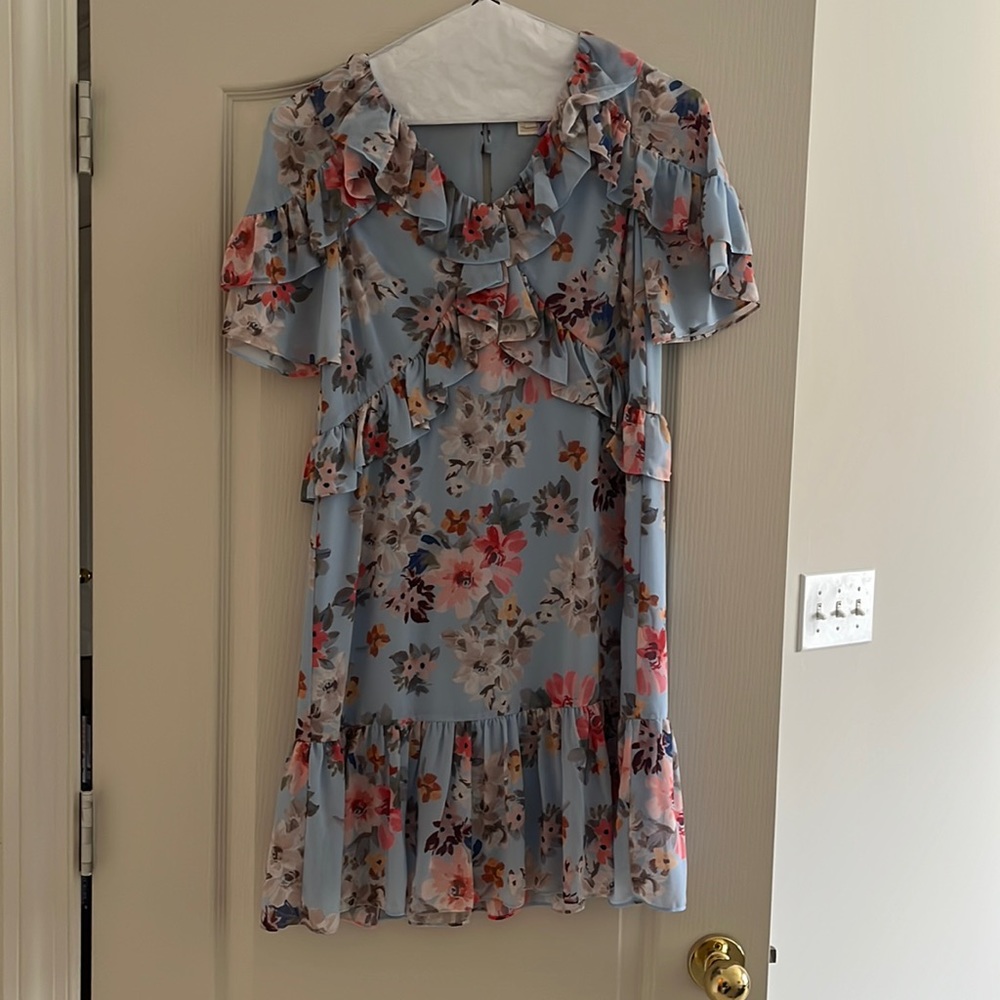 Floral ruffle dress